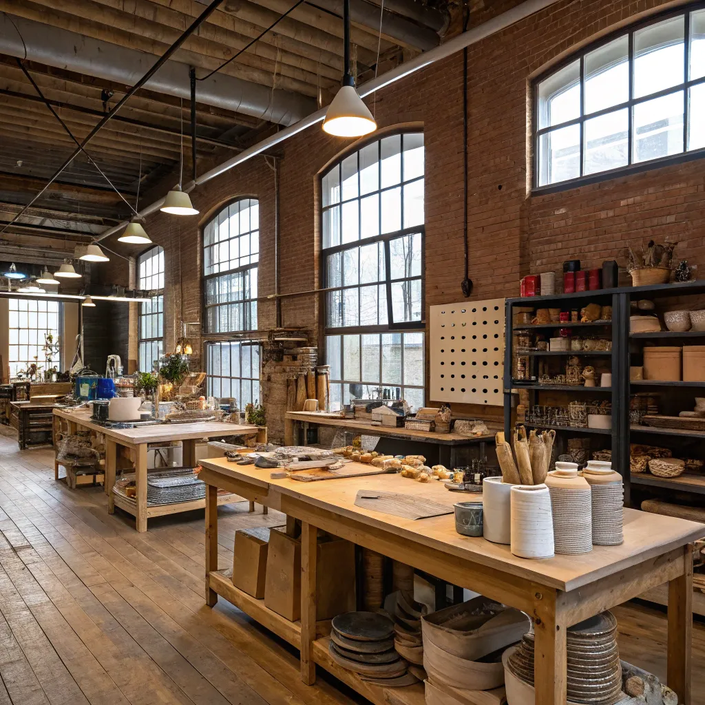 Workshop location at PYRANTHISA Studio, Craft City